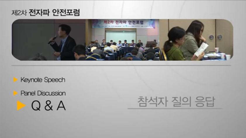 2차전자파안전포럼,질의응답